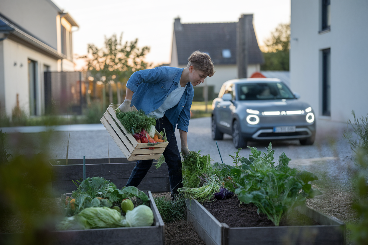 Gaspard, ado maraîcher: son potager attire l'attention et inspire des vocations rurales
