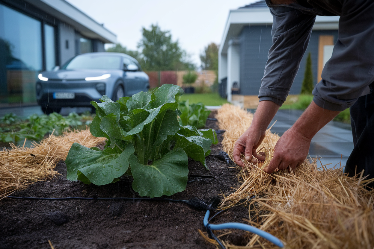 Potager et météo instable, paillage, variétés, arrosage, les méthodes qui limitent les pertes